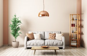 Beiges Wohnzimmer