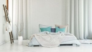 Bett aus Paletten
