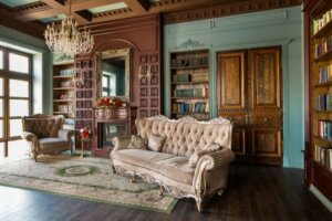 Wohnzimmer im viktorianischen Stil