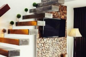 Betontreppen: minimalistisch und modern