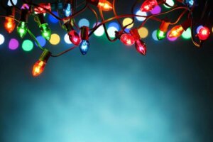 Bunte Lichter für ein alternatives Dekor