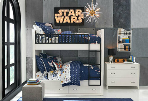 Das Star Wars-Universum von George Lucas ist ebenfalls bei Pottery Barn angekommen.