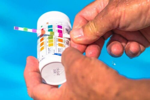 In Bezug auf Pools sollte der pH-Wert zwischen 7,2 und 8 liegen. Du kannst den pH-Wert deines Wassers problemlos mit jedem Pool-Testkit testen.