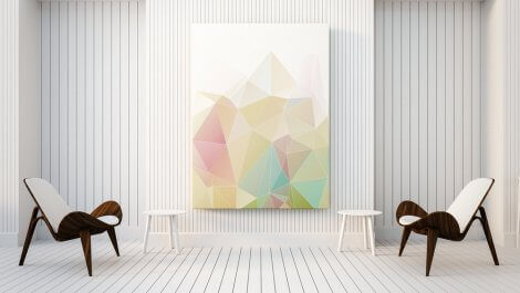Perfekt platzierte Kunstwerke