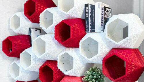 Supermod: ein modulares 3D-gedrucktes Bücherregal