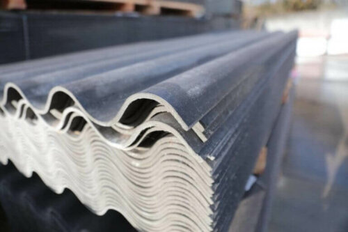 Gewellte Faserzementplatten