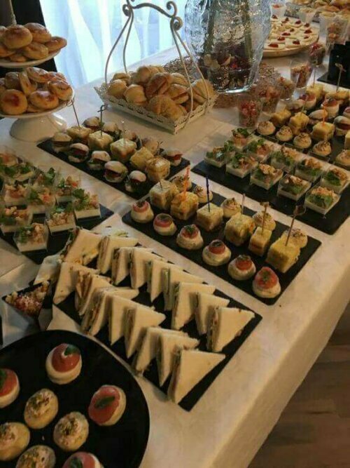 Ein Buffet sollte nicht leer aussehen
