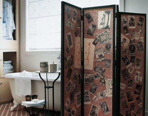 Paravents verleihen Badezimmern mehr Intimität