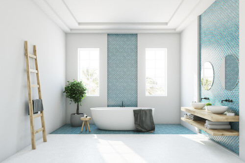 Rustikales Badezimmer