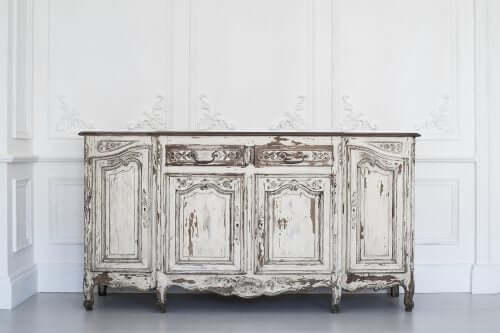 Vintage-Kommoden - weiß