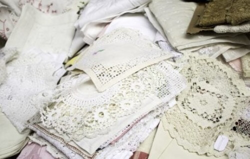 Tagesdecke aus Stoffresten