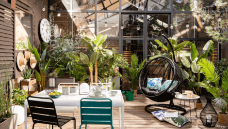 Der Calypso-Hängesessel ist bei Maisons du Monde erhältlich