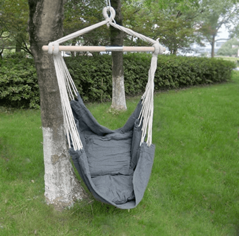 Hängeschaukel im Hängemattensil