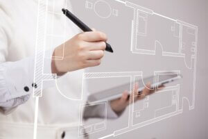 Plan zur Renovierung des Badezimmers