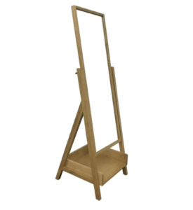 Bodenspiegel - mit Standfuß