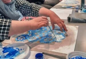 Schablonen - auf Holz